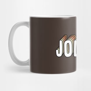 jolene retro script lettering Mug